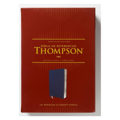 Biblia De Referencia Thompson RVR Azul