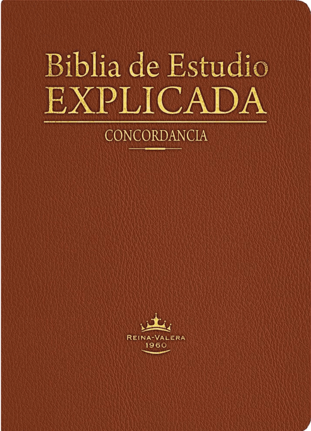 Beraca Librería Cristiana Biblia De Estudio RVR60 Explicada – Marrón